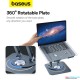 Baseus UltraStable Pro Series 360° Rotatable and Foldable Laptop Stand Metal – Space Grey